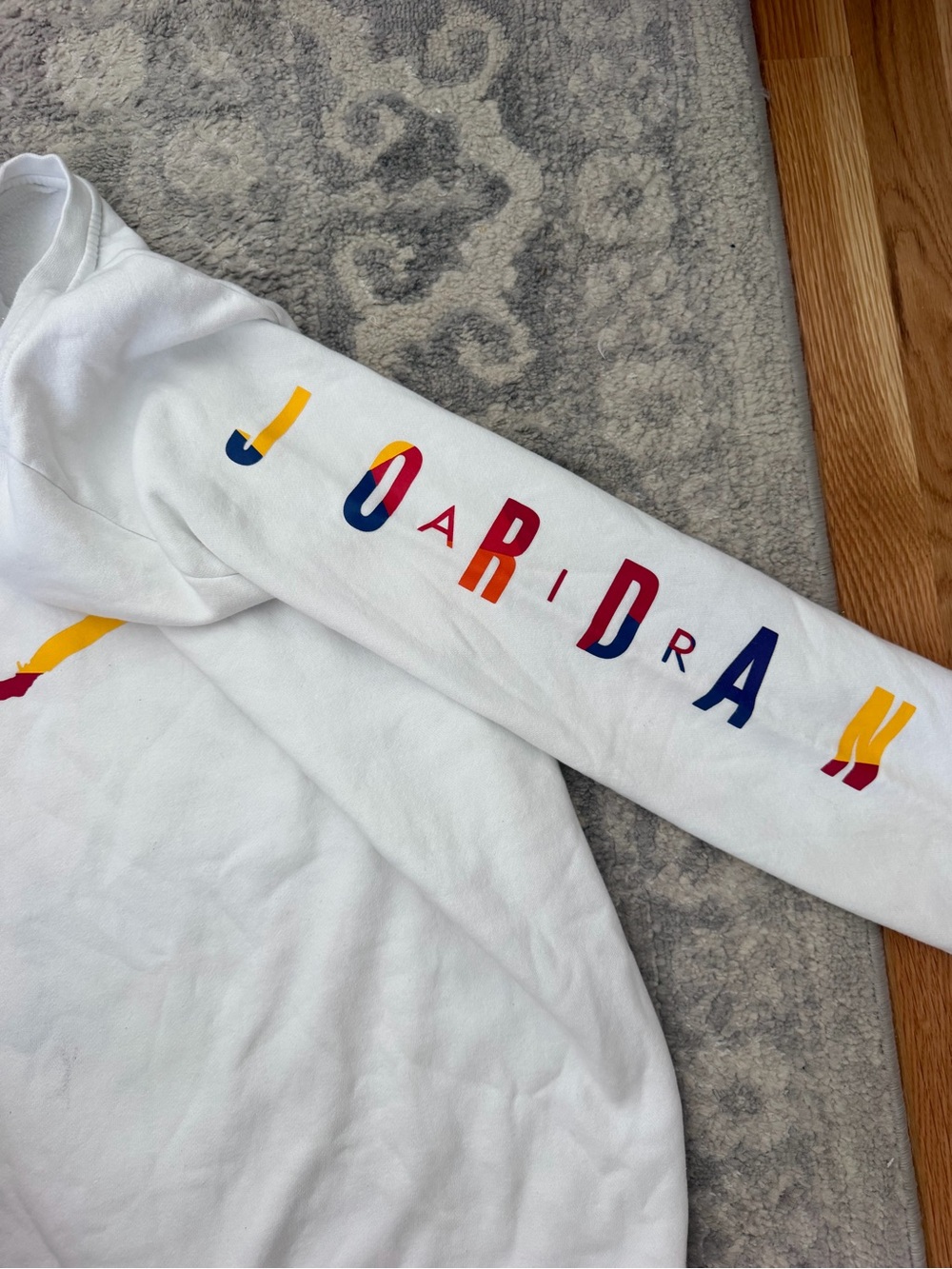 Vintage Y2K Air Jordan Streetwear Pullover crewneck Sweatshirt - Picture 3 of 5